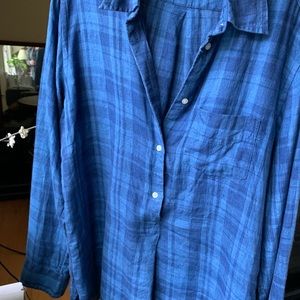 Ralph Lauren plaid linen shirt